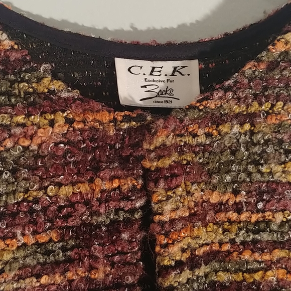Vintage Zacks multicoloured knit cardigan - Picture 2 of 8